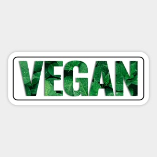 Funny Vegan Quotes Typography Sticker